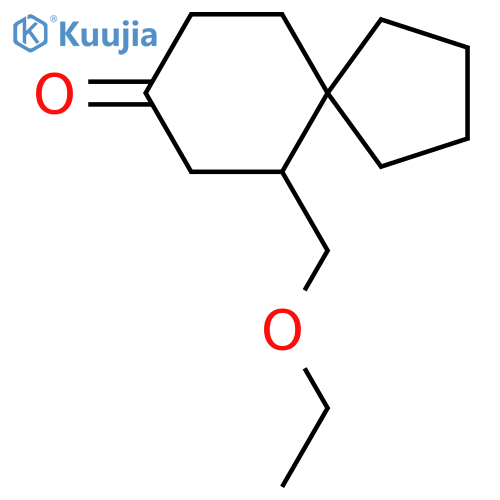 6-(Ethoxymethyl)spiro[4.5]decan-8-one structure