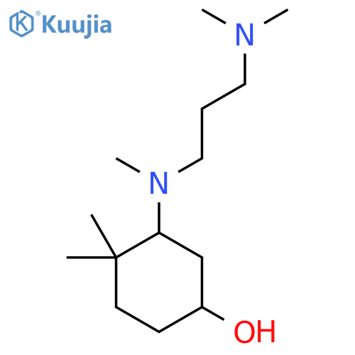 3-{[3-(Dimethylamino)propyl](methyl)amino}-4,4-dimethylcyclohexan-1-ol structure