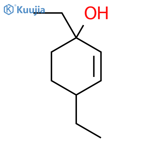 1,4-Diethylcyclohex-2-en-1-ol structure