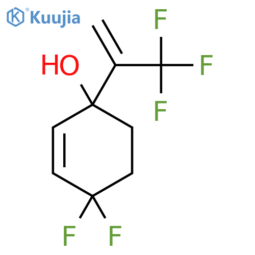 4,4-Difluoro-1-(3,3,3-trifluoroprop-1-en-2-yl)cyclohex-2-en-1-ol structure