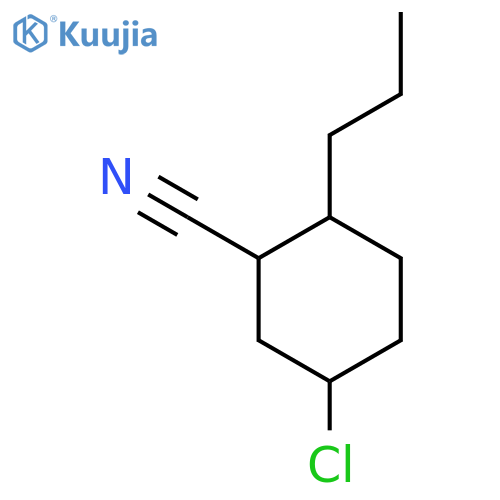 5-Chloro-2-propylcyclohexane-1-carbonitrile structure