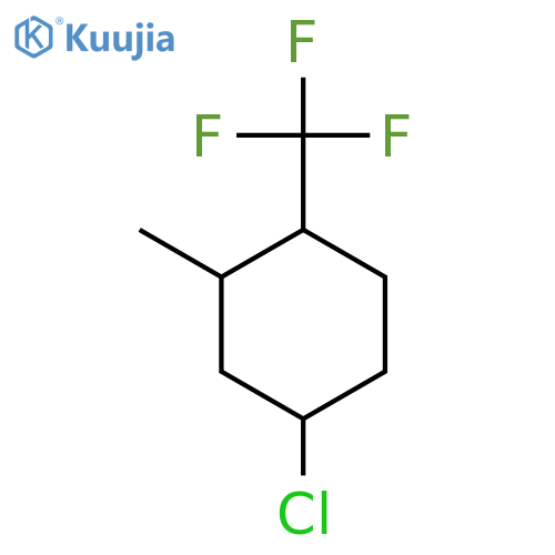 4-Chloro-2-methyl-1-(trifluoromethyl)cyclohexane structure