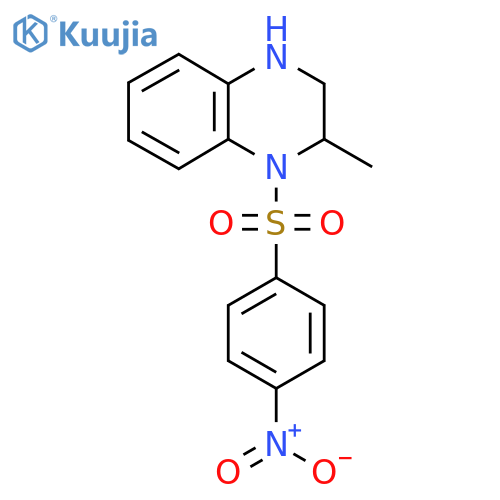 2-Methyl-1-(4-nitrobenzenesulfonyl)-1,2,3,4-tetrahydroquinoxaline structure