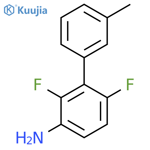 2,4-difluoro-3-(3-methylphenyl)aniline structure