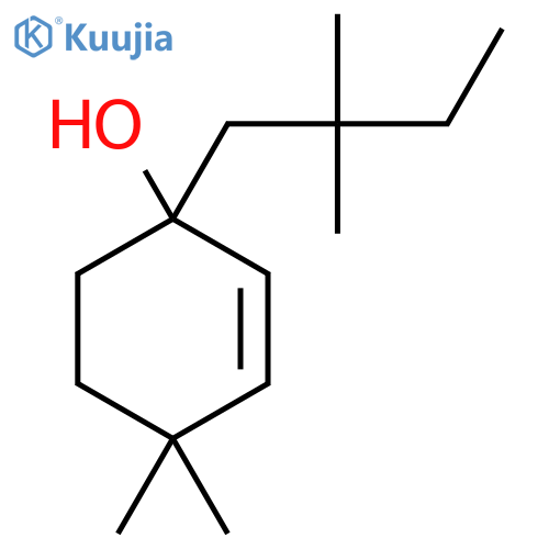 1-(2,2-Dimethylbutyl)-4,4-dimethylcyclohex-2-en-1-ol structure