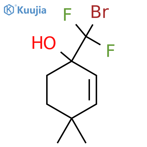 1-(Bromodifluoromethyl)-4,4-dimethylcyclohex-2-en-1-ol structure