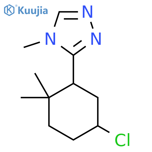 3-(5-chloro-2,2-dimethylcyclohexyl)-4-methyl-4H-1,2,4-triazole structure
