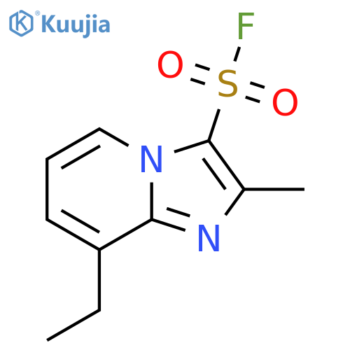 8-ethyl-2-methylimidazo1,2-apyridine-3-sulfonyl fluoride structure