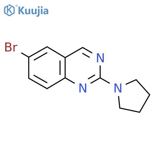 6-Bromo-2-(pyrrolidin-1-yl)quinazoline structure