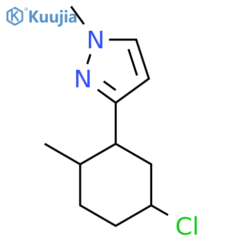 3-(5-chloro-2-methylcyclohexyl)-1-methyl-1H-pyrazole structure