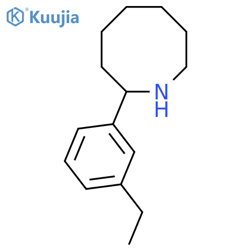 2-(3-Ethylphenyl)azocane structure