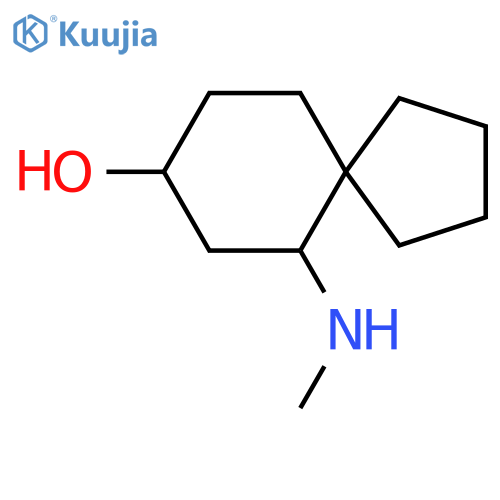 6-(Methylamino)spiro[4.5]decan-8-ol structure