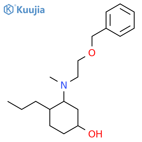 3-{[2-(Benzyloxy)ethyl](methyl)amino}-4-propylcyclohexan-1-ol structure
