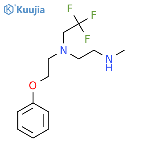 2-(methylamino)ethyl(2-phenoxyethyl)(2,2,2-trifluoroethyl)amine structure