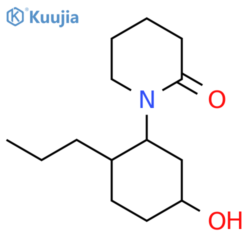 1-(5-Hydroxy-2-propylcyclohexyl)piperidin-2-one structure