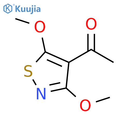 1-(dimethoxy-1,2-thiazol-4-yl)ethan-1-one structure
