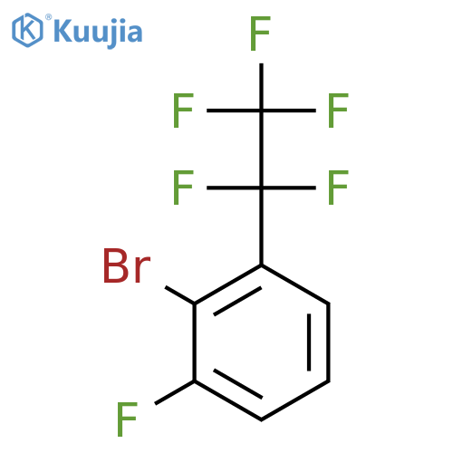 2-bromo-1-fluoro-3-(pentafluoroethyl)benzene structure