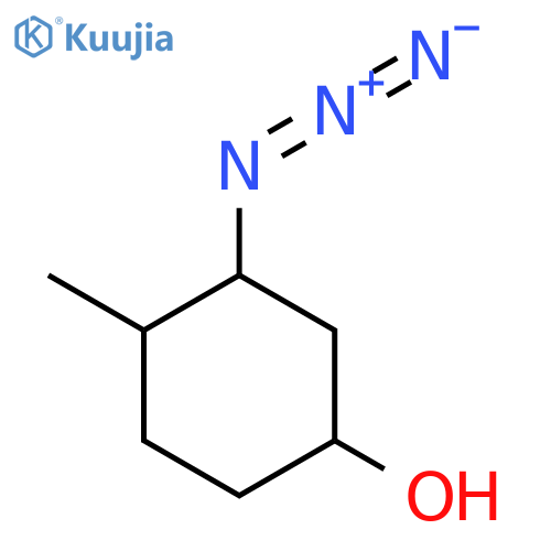 3-Azido-4-methylcyclohexan-1-ol structure