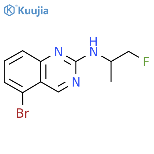 5-bromo-N-(1-fluoropropan-2-yl)quinazolin-2-amine structure