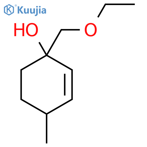 1-(Ethoxymethyl)-4-methylcyclohex-2-en-1-ol structure
