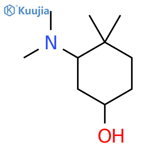 3-(Dimethylamino)-4,4-dimethylcyclohexan-1-ol structure