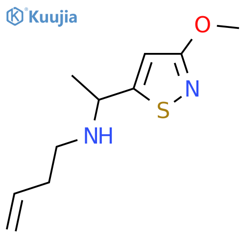 (but-3-en-1-yl)1-(3-methoxy-1,2-thiazol-5-yl)ethylamine structure