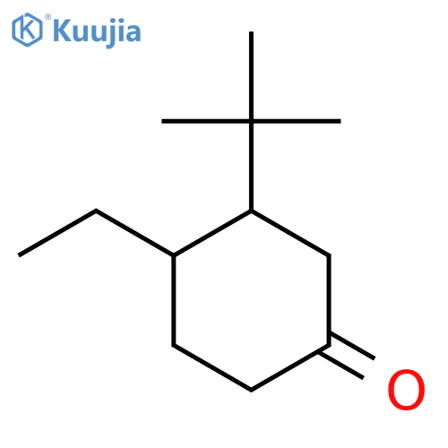 3-Tert-butyl-4-ethylcyclohexan-1-one structure