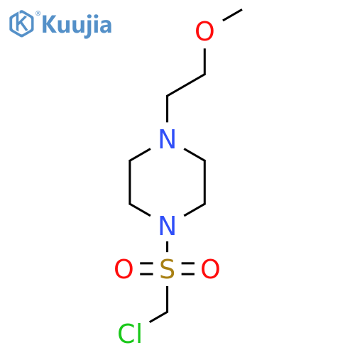 1-Chloromethanesulfonyl-4-(2-methoxyethyl)piperazine structure