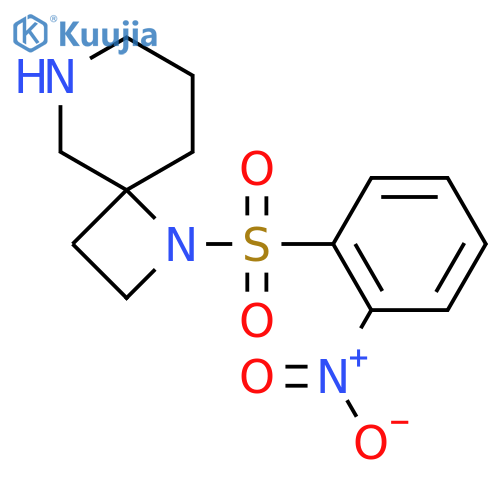 1-(2-Nitrobenzenesulfonyl)-1,6-diazaspiro[3.5]nonane structure