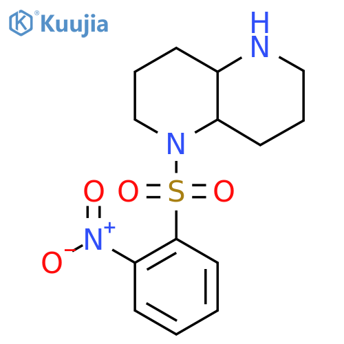 1-(2-Nitrobenzenesulfonyl)-decahydro-1,5-naphthyridine structure