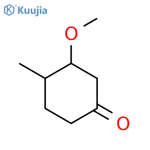 3-Methoxy-4-methylcyclohexan-1-one structure