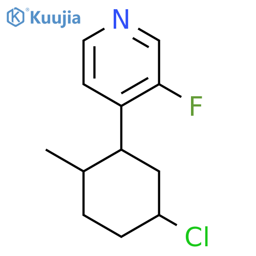 4-(5-Chloro-2-methylcyclohexyl)-3-fluoropyridine structure
