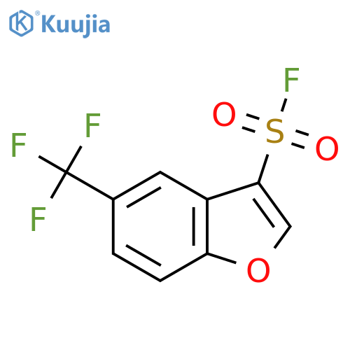 5-(Trifluoromethyl)-1-benzofuran-3-sulfonyl fluoride structure