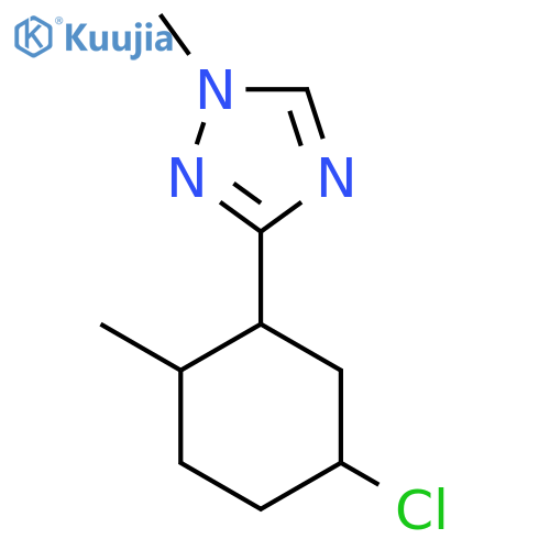 3-(5-chloro-2-methylcyclohexyl)-1-methyl-1H-1,2,4-triazole structure