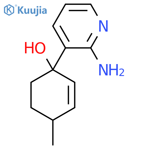 1-(2-Aminopyridin-3-yl)-4-methylcyclohex-2-en-1-ol structure