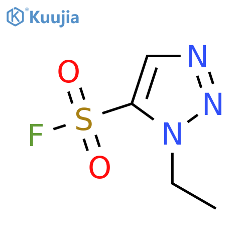 1-ethyl-1H-1,2,3-triazole-5-sulfonyl fluoride structure