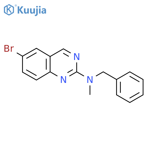 N-benzyl-6-bromo-N-methylquinazolin-2-amine structure