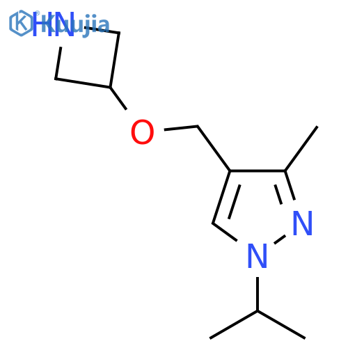 4-(azetidin-3-yloxy)methyl-3-methyl-1-(propan-2-yl)-1H-pyrazole structure