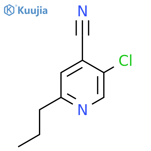 5-chloro-2-propylpyridine-4-carbonitrile structure