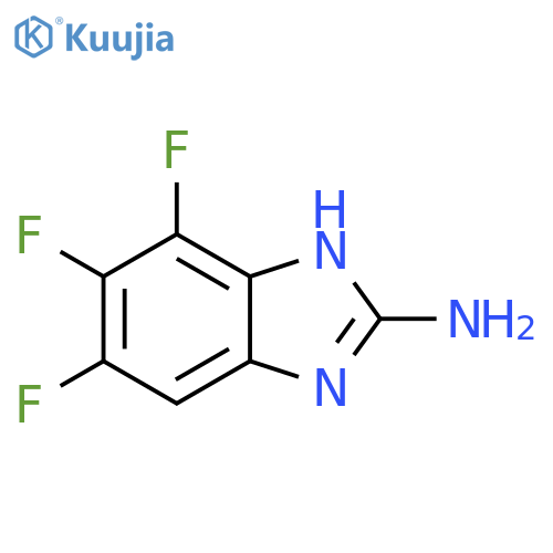 4,5,6-trifluoro-1H-1,3-benzodiazol-2-amine structure