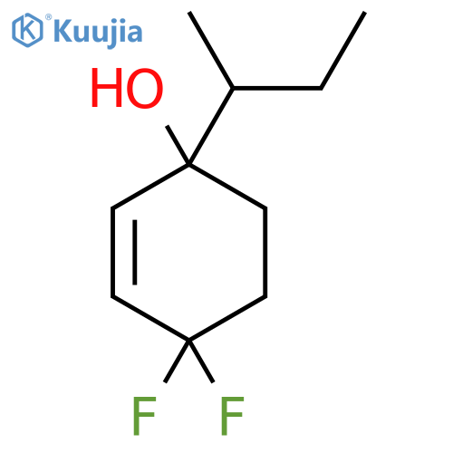 1-(Butan-2-yl)-4,4-difluorocyclohex-2-en-1-ol structure