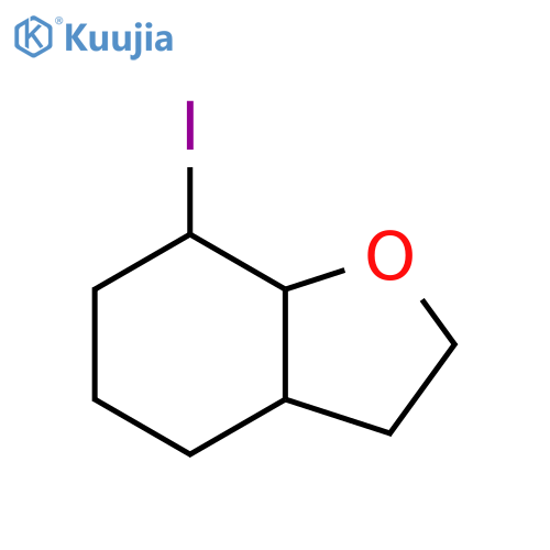 7-iodo-octahydro-1-benzofuran structure