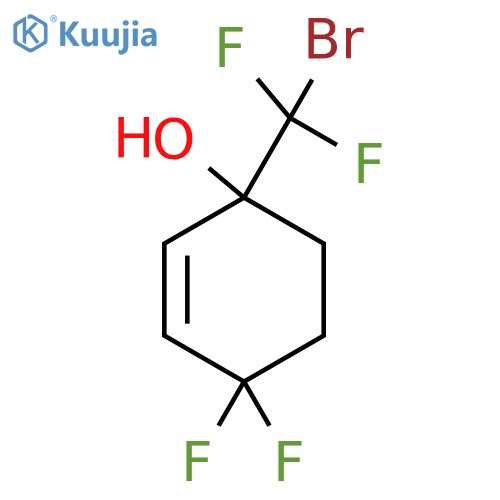 1-(Bromodifluoromethyl)-4,4-difluorocyclohex-2-en-1-ol structure