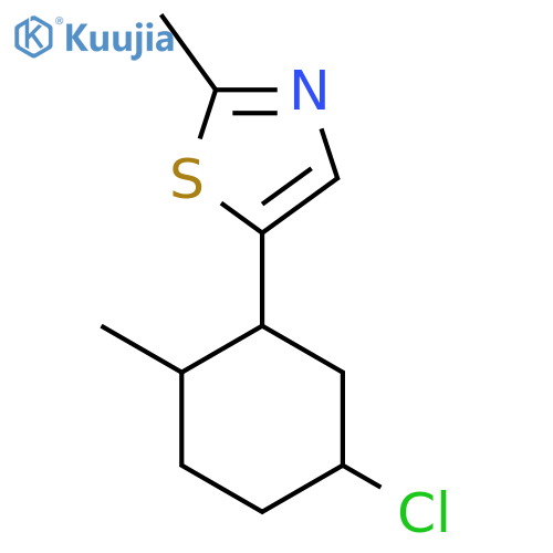 5-(5-Chloro-2-methylcyclohexyl)-2-methyl-1,3-thiazole structure