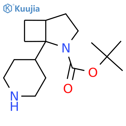 Tert-butyl 1-(piperidin-4-yl)-2-azabicyclo[3.2.0]heptane-2-carboxylate structure