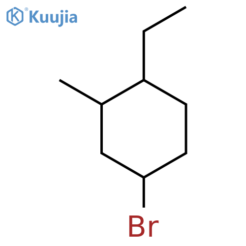 4-Bromo-1-ethyl-2-methylcyclohexane structure