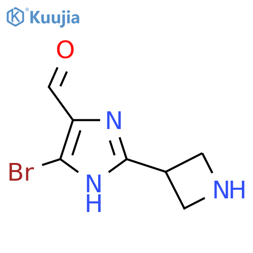 2-(azetidin-3-yl)-4-bromo-1H-imidazole-5-carbaldehyde structure