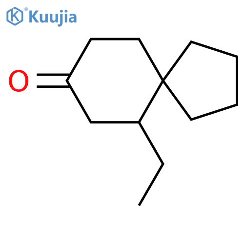 6-Ethylspiro[4.5]decan-8-one structure