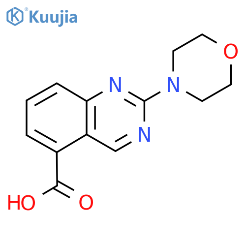 2-(morpholin-4-yl)quinazoline-5-carboxylic acid structure