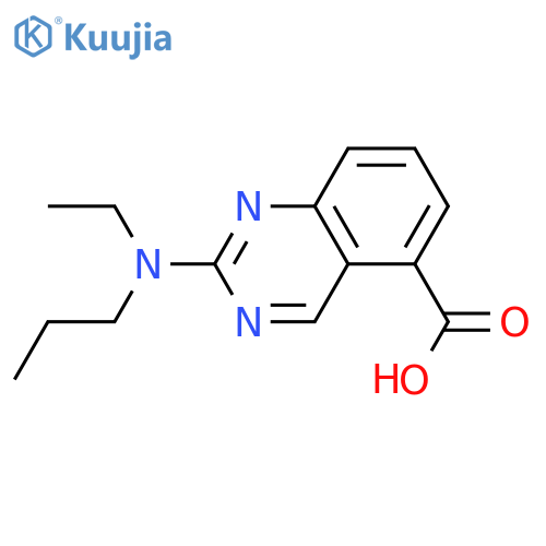 2-ethyl(propyl)aminoquinazoline-5-carboxylic acid structure